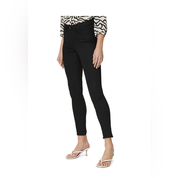 NYDJ Ami Zip Cuff Ankle Skinny Jeans -  Black Rinse Size 18 (Similar 14W) - Picture 1 of 12